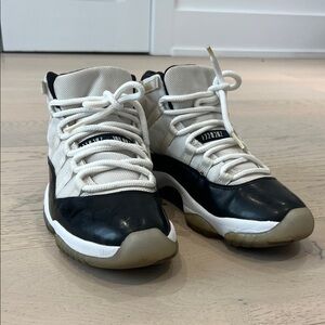 Jordan Kids Black and White High-Top Sneakers